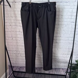 Men’s Greg Norman Black Golf Pants